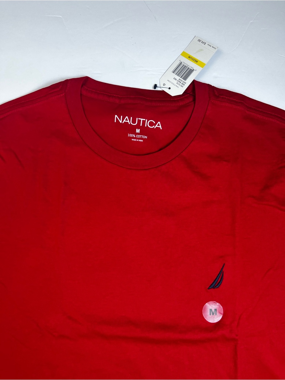Nautica NWT Red Long-Sleeve Tee M $15 - Picture 9 of 10